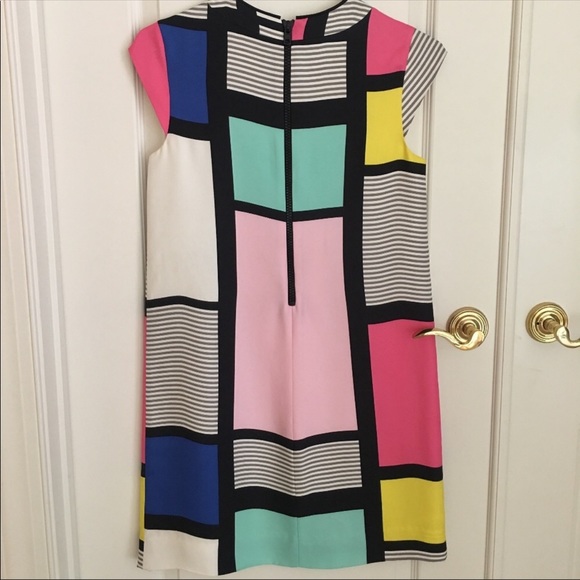 KATE SPADE Claudette Mondrian Dress $595 4 - Picture 2 of 5